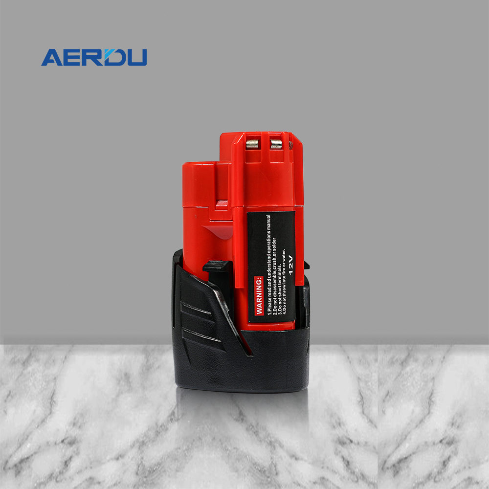 Compatible replacement lithium battery for Milwaukee M12 series cordless power tools – 2.5Ah, 1V