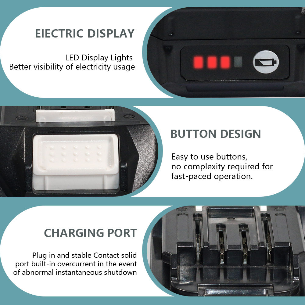Compatible with Makita 4V 3.0Ah Power Tool Battery BL4025 BL4040 Cordless Lithium-Ion Battery – Image 5